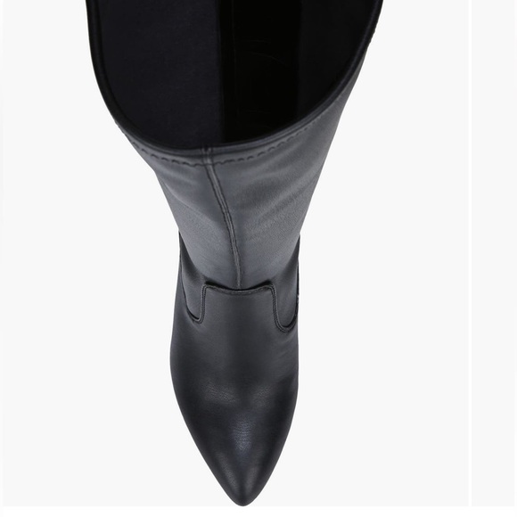 Franco Sarto Black Katherine Knee High Boot Wide Calf - Picture 5 of 11